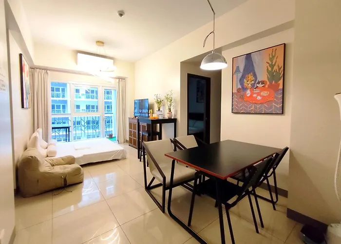 Apartamento 2br Spacious With Free Pool, View & Gym Access ,near Moa, Okada & Airport