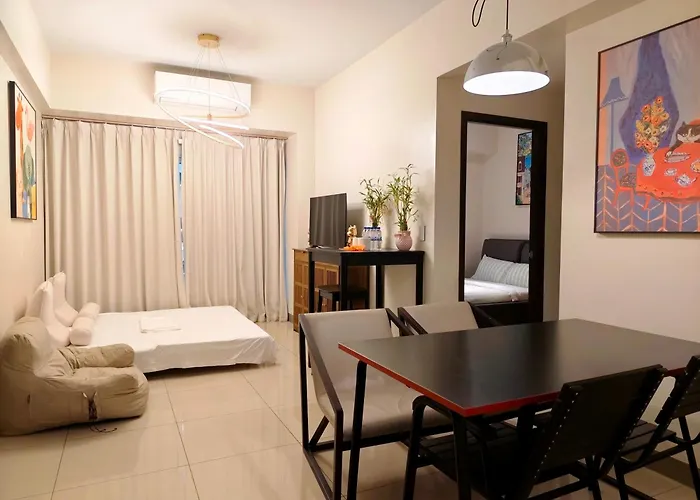 2br Spacious With Free Pool, View & Gym Access ,near Moa, Okada & Airport Apartamento *